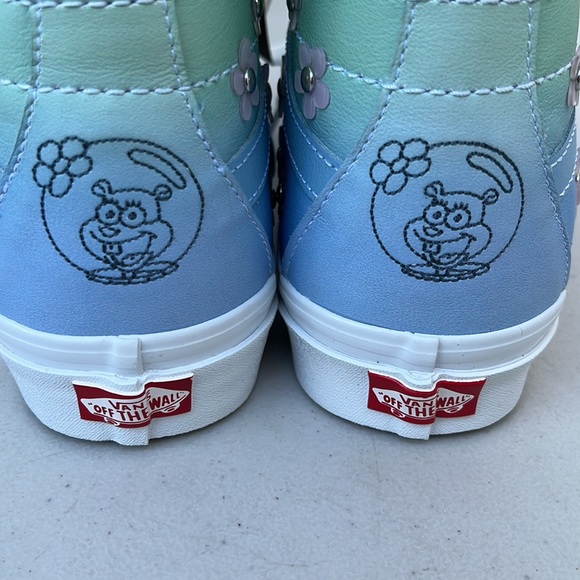 VANS X SPONGEBOB SANDY LIANG SK8-HI 38 DX SHOES - Picture 6 of 11